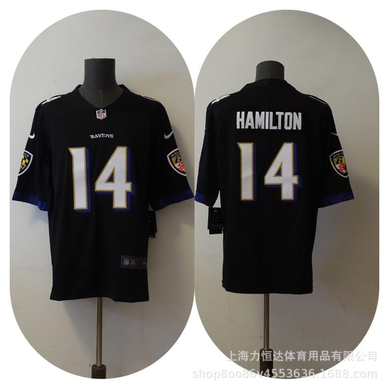 Baltimore Ravens Football Jersey 8 Jackson 9 22 4 Legendary Embroidery Team Sports Uniform
