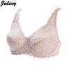 Julexy Big C D E Women Bra Transparent Ultrathin Bralette Plus Size Underwear Lace Brassiere