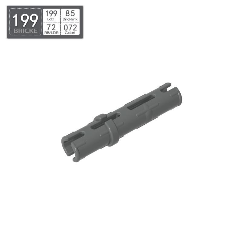 BRICKE Brick Pin with Friction Long 23.7 Compatible with LEGO 6558 Educational Building Blocks Puzzle Tool