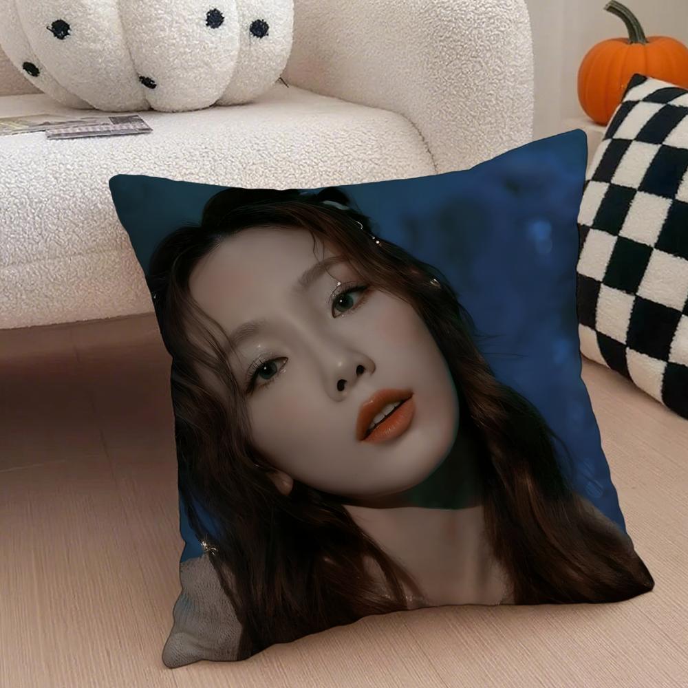 singer powerful TTaeyeon Cushion Cover Throw Pillow Cover Hidden Button Durable Polyester Chair Cushion