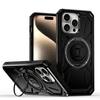 For iPhone 15 Pro Max Case Kickstand Bumper Phone Shell Heavy Duty Armor Hard for iPhone 14 13 12 11 Pro Max 15 14 Plus Cover