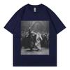 Fun wizard dancing graphic Tshirt Magical Rave party Magic Duel Dancing Tshirt Unisex and Women retro fashion oversized Tshirt