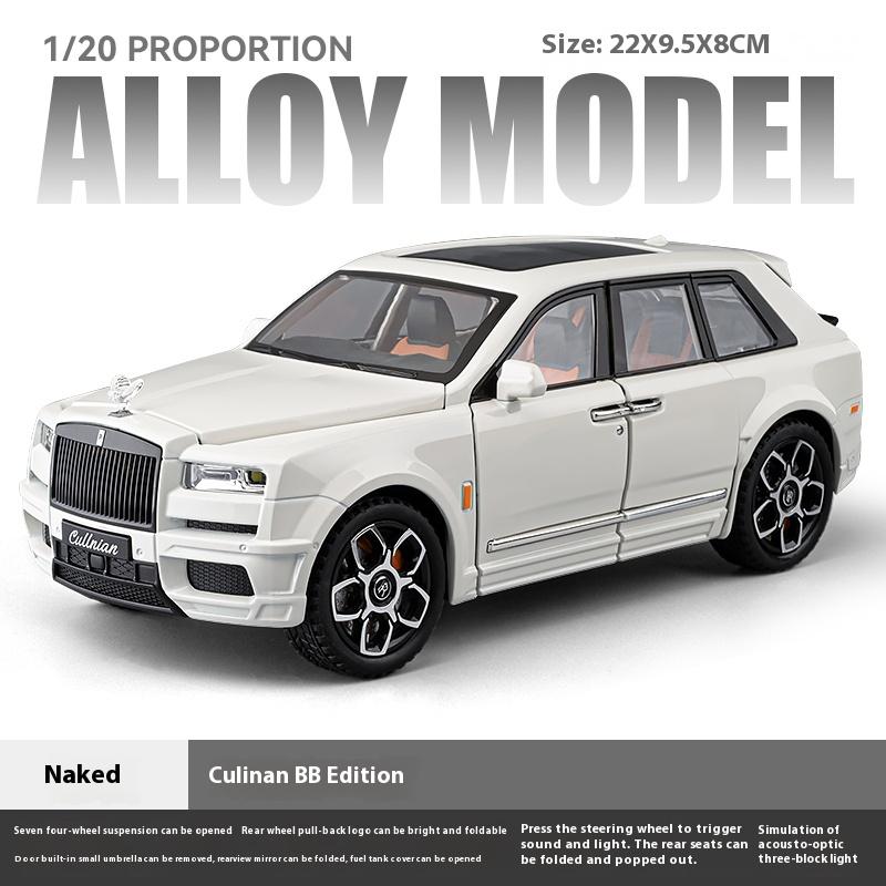 1/20 Rolls Royce Cullinan Роскошный Внедорожник Металлический Литой Модель Автомобиля Коллекция Хобби Украшение Праздничные Подарки Бойфренд