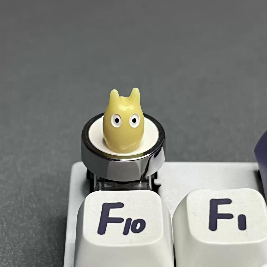 Колпачки для клавиш Sunflower Chinchilla, колпачки для клавиш Anime Kawaii для механической клавиатуры, аксессуары для игровых украшений, 1 шт., ключ для самостоятельного изготовления