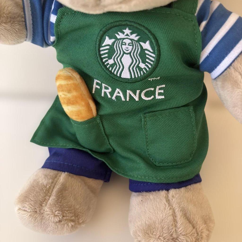 [USED] Starbucks France Exclusive Bearista Plush Teddy Bear Collection