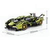 8553-1 Lamborghini V12 Sports Car Model Compatible with Assembled Building Blocks Toy Boy Gift