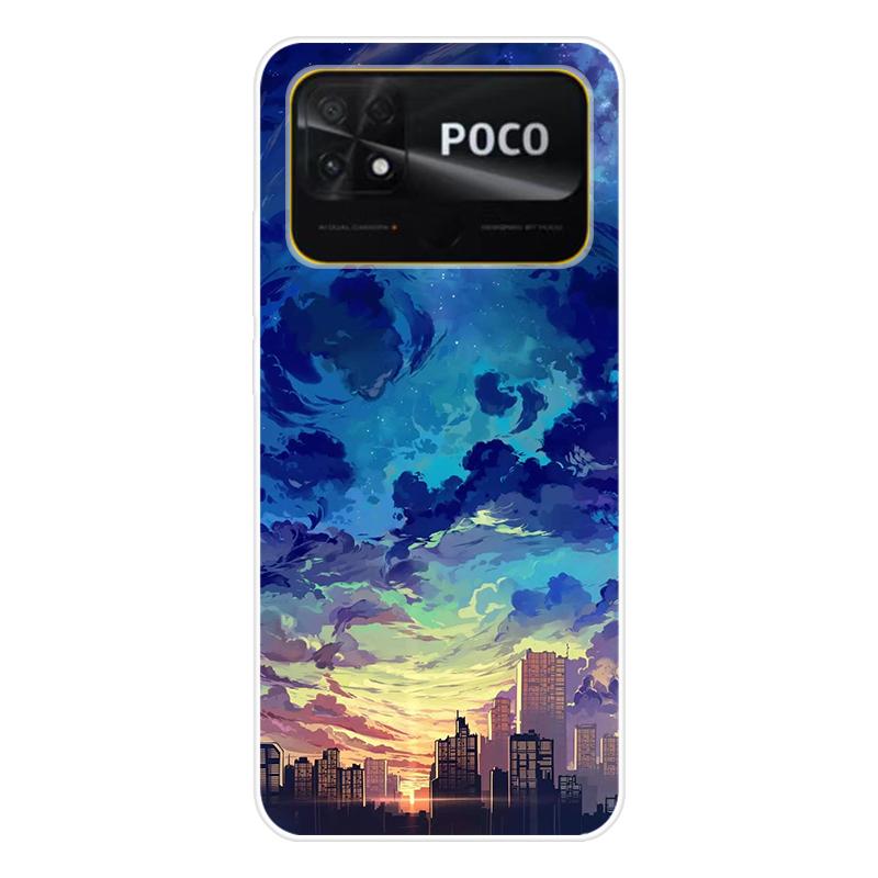 Для Xiaomi Poco C40 C 40 Чехол Мягкая силиконовая задняя крышка Мультяшный чехол для телефона Разнообразие