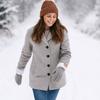 Новые Вязаные Перчатки с Сенсорным Экраном Толстые Теплые Плюшевые Уличные Перчатки Согревающие Ветрозащитные Морозостойкие Перчатки Осень Зима