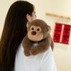 Плюшевая обезьянка с наполнителем из ПП-хлопка, мягкий короткий мех, для декора детской комнаты