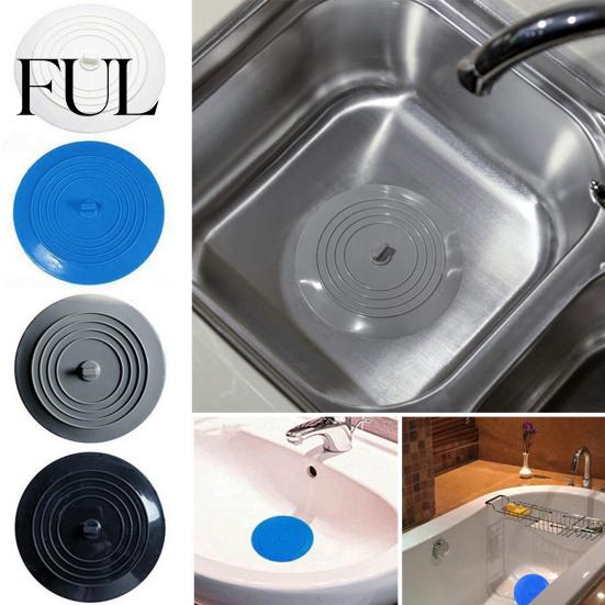 Sealing Bathtub Plug Drain Universal Silicone Stopper Strong Suction Odor-resistant Easy to Use Cover for Home Bathroom Suction-based