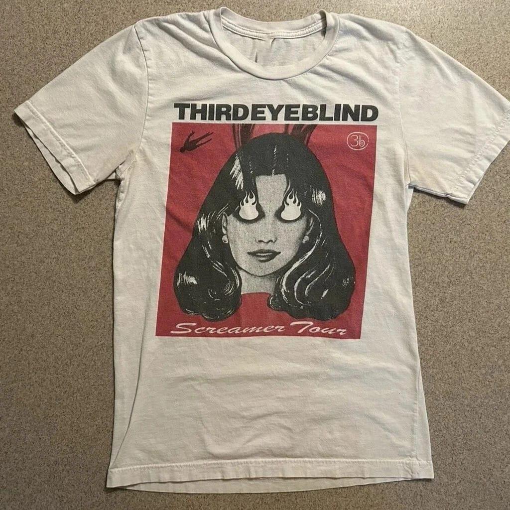 Vintage The Women 1990s Third-Eyes "Blinde" Fans Album concert White Shirt Unisex Concert S to 5XL