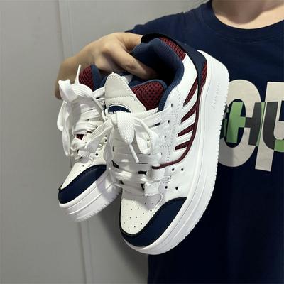 Толстоподошвенные увеличивающие рост нишевые кеды для женщин ins универсальные студенческие новые удобные туфли-хлебушки