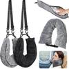 Comfortable Travel Neck Pillow Fillable Neck Pillow Storage Bag Portable U-Shaped Pillow Flight