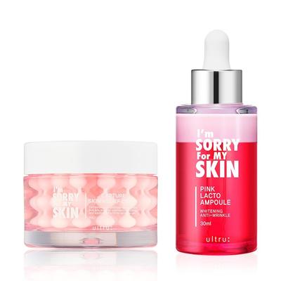 [Антивозрастной набор] Розовая Лакто-ампула 30 мл + Крем-антистресс Capture Cream Relief 50 г