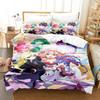 Soushin Shoujo Matoi Bedding Set Single Twin Full Queen King Size Bed Set Adult Kid Bedroom Duvet Cover Sets Anime Bed Sheet Set