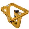 Folding Bike Front Carrier Adapter Aluminium Alloy Hollow Carved Mount Base for Poday Gold