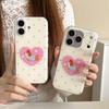 Двухслойный чехол для телефона с рисунком таксы в форме сердца для iPhone 17 Pro Max - Мультяшный дизайн