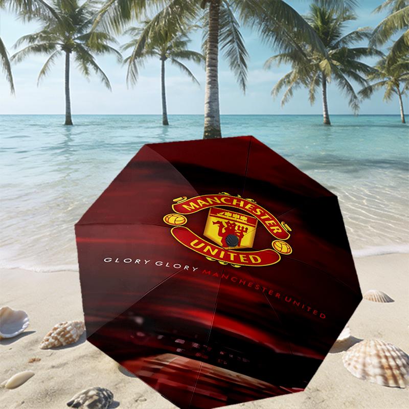 Football United F.C Print Umbrella Automatic Opening/ Closing - Portable Foldable Design - Daily use for Travel/Outdoor - Gift for Birthday
