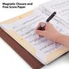 Music Folder 30 Loose Sheets Choral Music Folders with Hand Strap PU Leather for Stage Performance