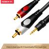 Аудиокабель 3,5 мм на двойной RCA