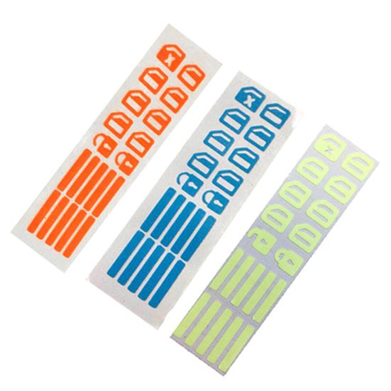 Удобная светящаяся наклейка, стильная кнопка подъема окна из ПЭТ