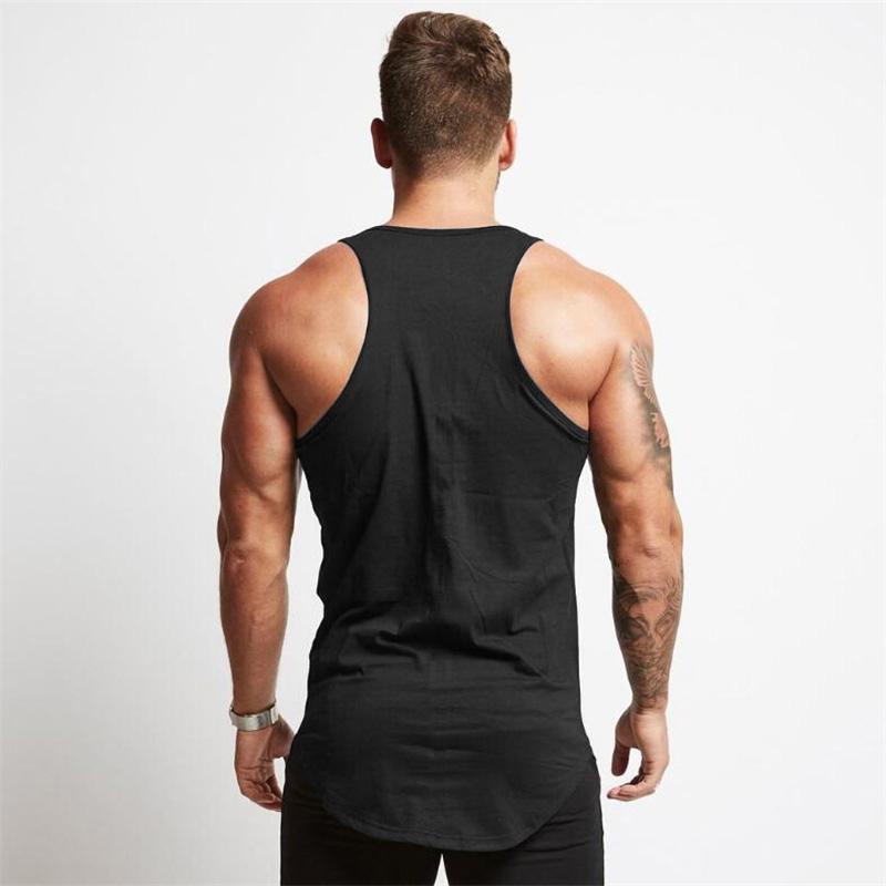 Muscleguys Летняя мужская майка для бега и фитнеса, облегающая, модный тренд, для движения, фитнес, майка с круглым вырезом, топы