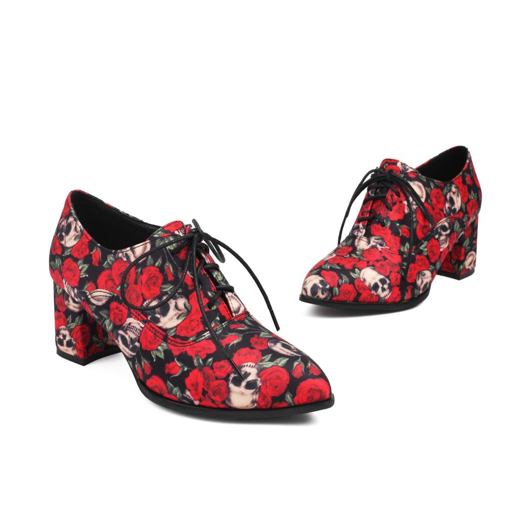 В/Женские туфли на высоком каблуке, туфли на одной платформе, с модными принтами, на толстом каблуке, на большой шнуровке, на низком каблуке, всесезонная обувь.