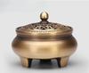 Pure Copper Tripodia Style Incense Burner Home/Temple Hall/study/Tea Room/office Tea Ceremony Decoration Buddha Worship Censer