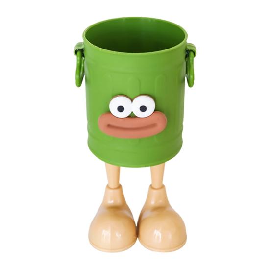 Pen Holder Retro Sausage Mouth Design Cartoon Shape Pen Container Multifunctional Desk Organizer School Supplies