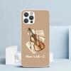 Чехол для телефона с изображением скрипки для IPhone 16 17 Air 16E 15 14 Plus 13 Mini 12 11 Pro Max 7 8 + SE 2020 Мягкий ТПУ задняя крышка 16 17 Air 16