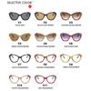 High Quality Irregular Cat Eye Sunglasses Women Men Color Blocking Fashion Luxury Sun Glasses Daily Commute Shopping Shade Glasses
