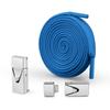 1Pair Press Lock Shoelaces Without Ties Flat Elastic Laces Shoes Accessories