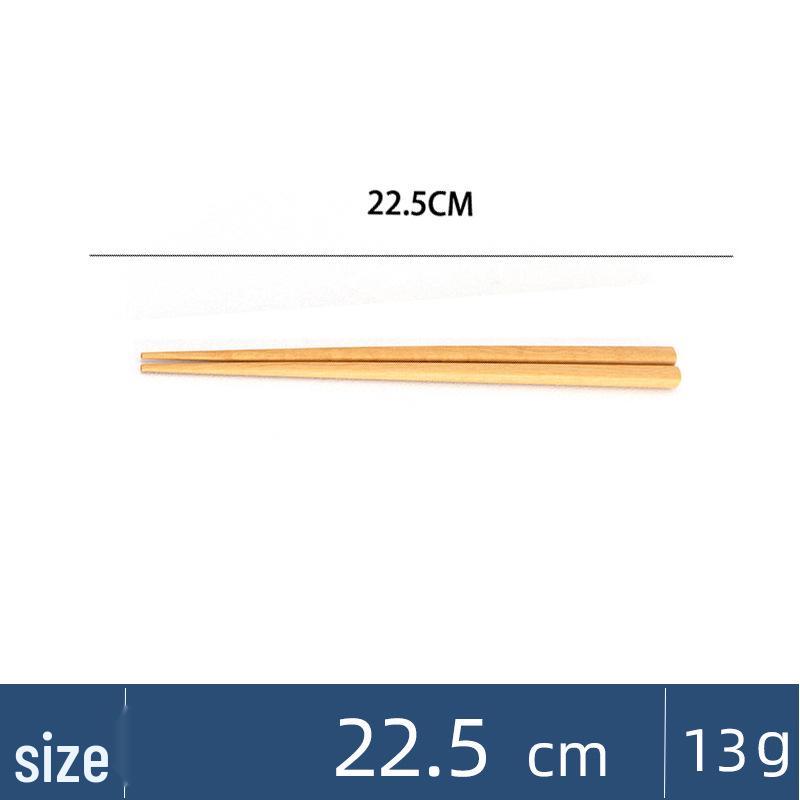 Camphorwood Three-Piece Cutlery Set: Chopsticks, Fork, and Spoon, Solid Wood, Portable and Individual Use.