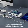 4 In 1 Wireless Charge Station 15w Fast Phone Charger With 3 Kinds Of Usb Charging Desk Charger For Airpods Ipad Iwatch Tablet