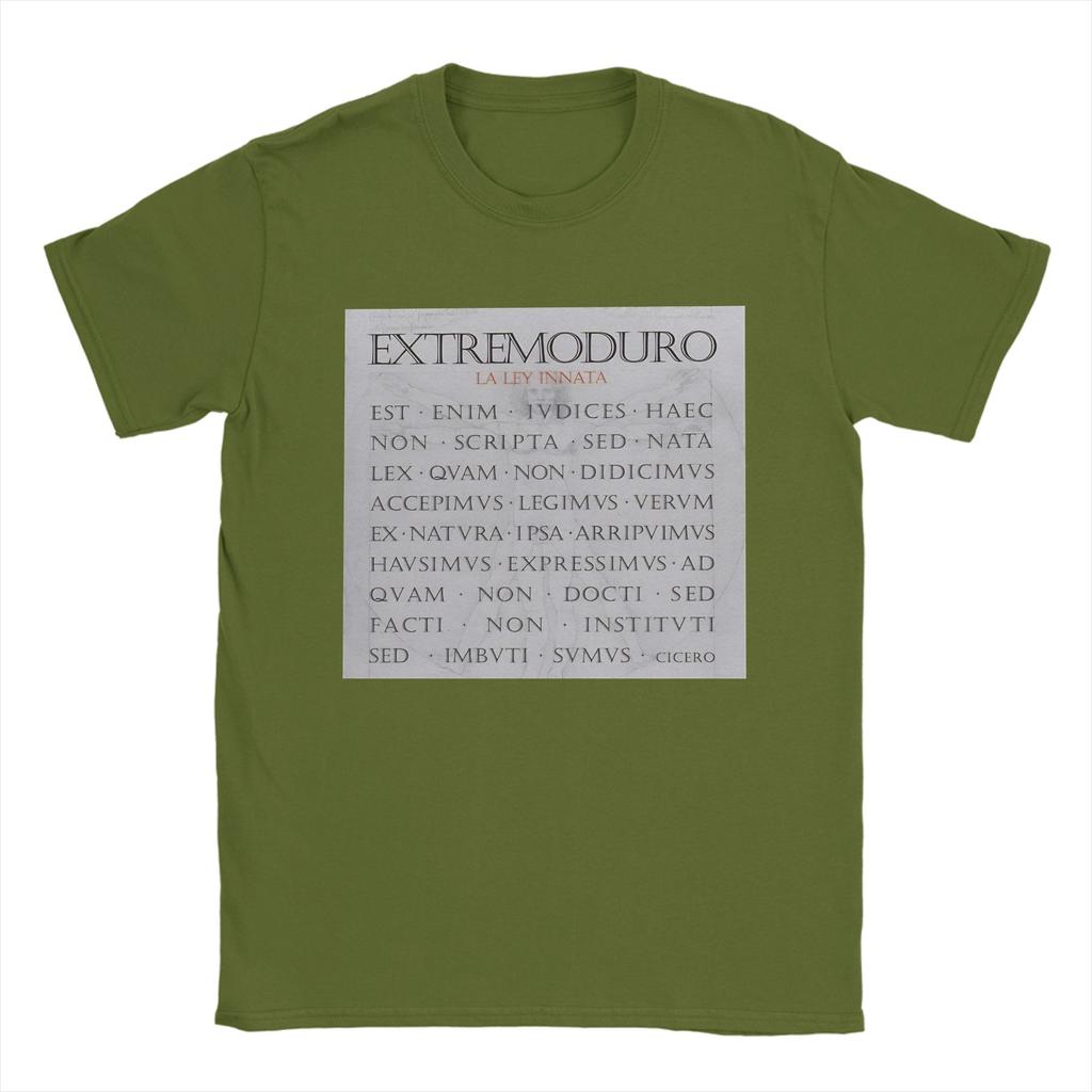 Extremoduro La Ley Innata Album T Shirt Unisex Cotton Funny TShirts Round Neck Tees Short Sleeve Clothes Printed