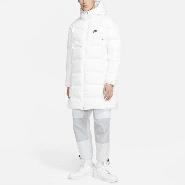 Nike Куртки Мужские Белые С капюшоном Умеренные Другое CU4409-100
