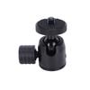 Mini Tripod Ball Head with 1 4 Inch Screw and Hot Shoe Mount Adapter for DSLR Camera Ring Light