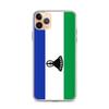 Coque iPhone - Lesotho - Drapeau - Souple - Multicolore - TPU Transparent