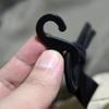 10 Pcs Plastic Shock Cord Hook Hooks End for Elastic Rope Strapping Tape