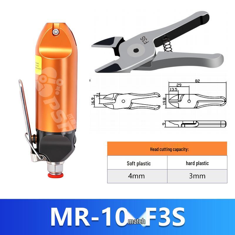 Industrial MR-10 Pneumatic Hand-Press Scissors: High-Pressure Air Shear for Cutting Plastic & Metal Sheets