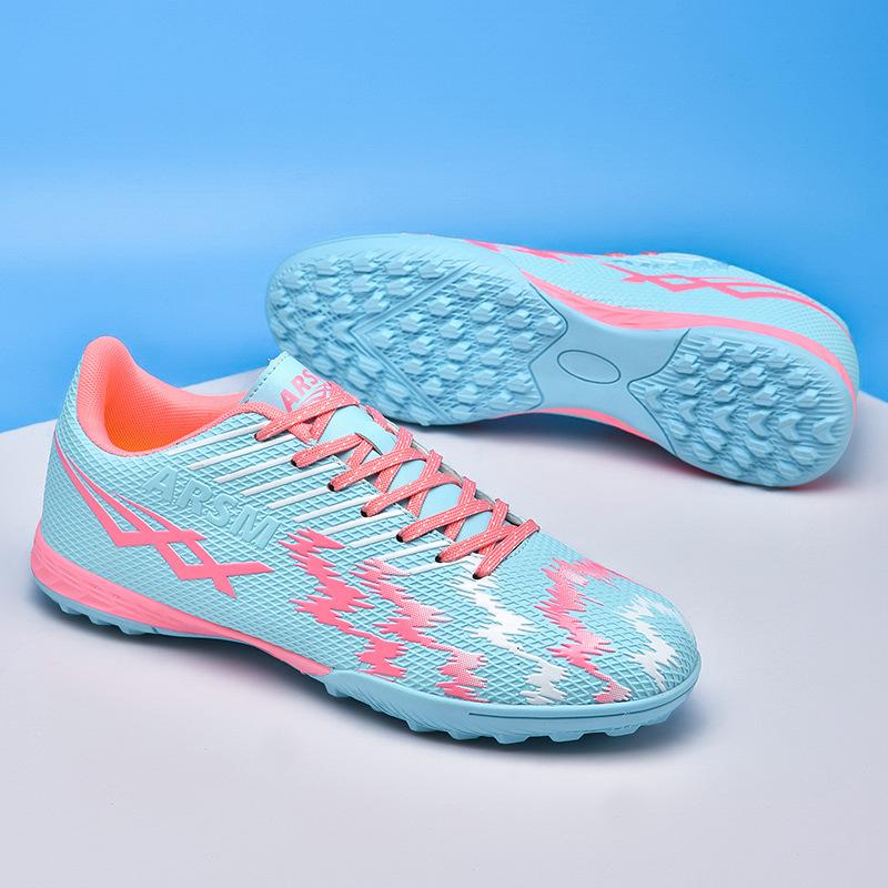 Новая внешнеторговая уличная спортивная футбольная обувь с низким верхом мужская и женская студенческая обувь для тренировок на искусственной траве с шипами