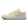 Женские кроссовки Air Jordan 1 Low SE Team Gold кремового цвета с парусом FN3722-701