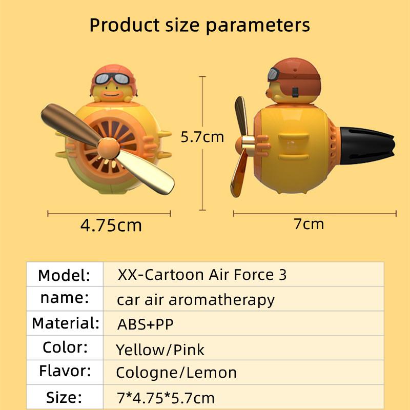 Милый автомобильный освежитель воздуха с мультяшной уткой, автовыпускное отверстие для ароматерапии, зажим для духов, диффузор, украшение для салона автомобиля