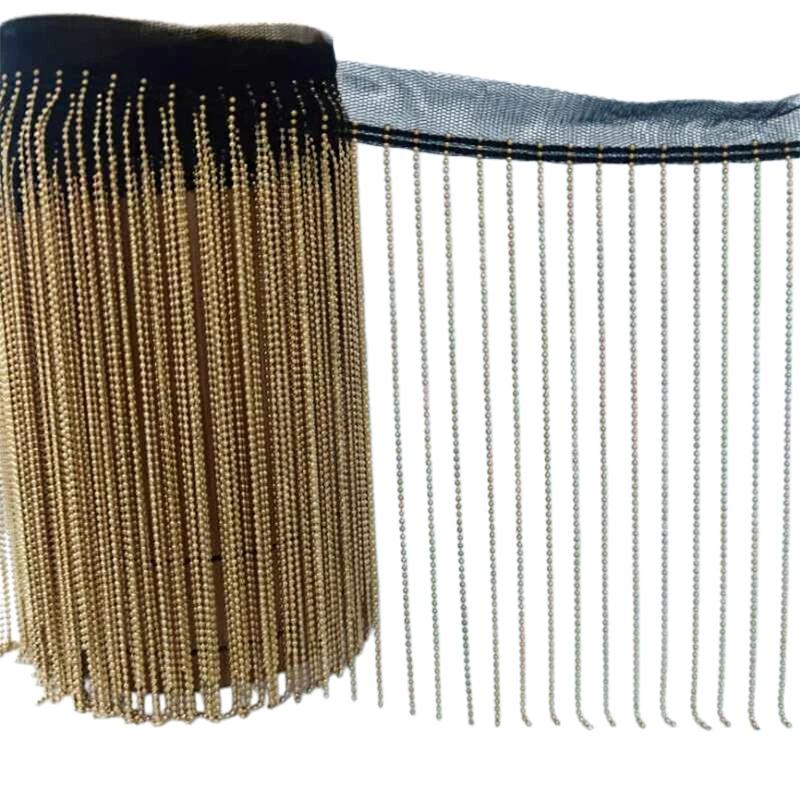 90 см Цепочка с бусинами Бахрома Сверкающая бахрома с кисточками Кружевные украшения для светильников Абажура DIY Декор Ширина 15 см