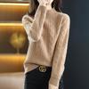 Женский кашемировый свитер Qinghe кашемир 30% кашемир 70% шерсть осенне-зимний кашемировый толстый пуловер мягкий и теплый