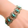 Fashion Women Silver Turquoise Bangle Bracelet Wrist Band Jewelry
