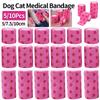 5/10 шт. 5/7,5/10 см. Медицинский бинт для домашних животных, самоклеящийся, спортивный тейп, обертывание суставов пальцев, спортивный защитный комплект, товары для домашних животных