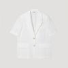[ShS S miSS] Льняной пиджак с двумя пуговицами и коротким рукавом Swwjkp22050 Ow