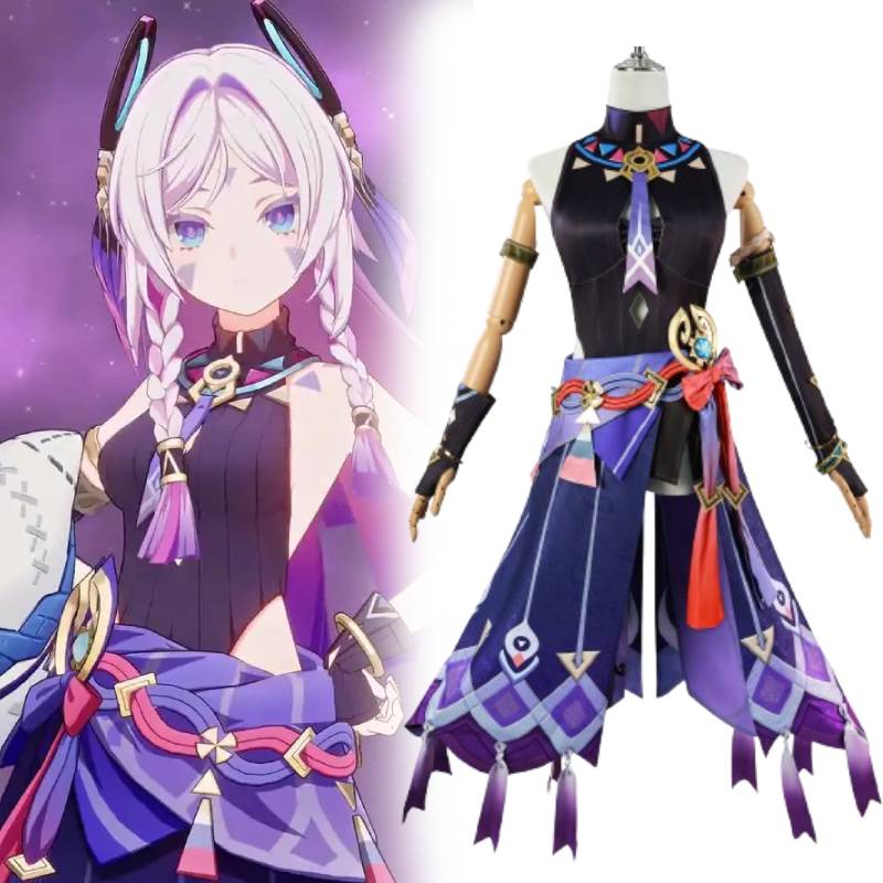 Genshin Impact Citlali Костюмы для косплея Ролевая игра Хэллоуин Сценическое выступление