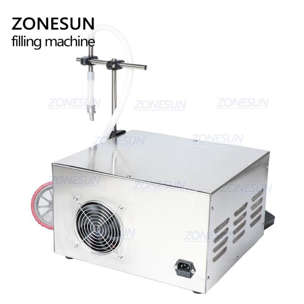 ZONESUN ZS-GFK17B Semi Automatic Filling Machine For Hand Sanitizer Laundry Cooking Oil Water Liquid Bottle Filling Machine